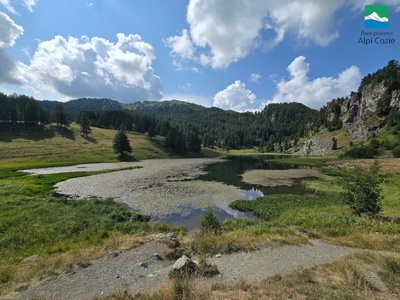 A view of Lake Nero, municipality of Cesana Torinese.