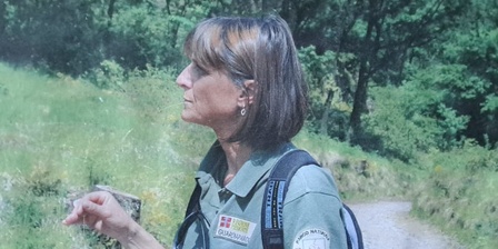 Valentina Mangini all\u0027inizio della sua carriera da guardiaparco.