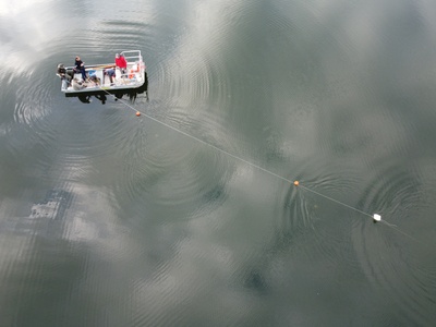 La pose des palangres.