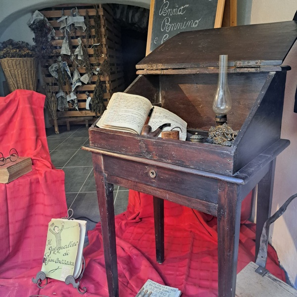 Vetrina Hotel Dieu: Penna, pennino e calamaio