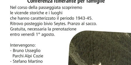 4 agosto Escursione Resistenza in Val Troncea