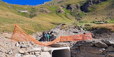 Cantiere Strada Selleries \u002D Attraversamenti rii sottostrada \u002D situazione al 16 luglio 2025