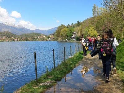 Lago Grande di Avigliana \u002D Passerelle
