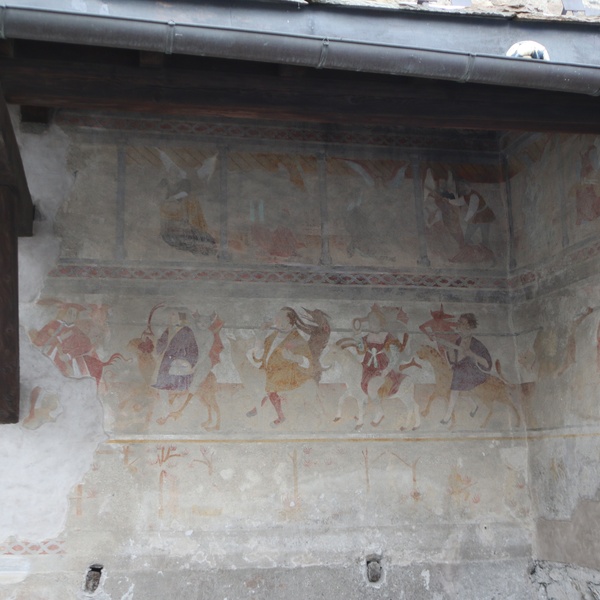 Cavalcata dei Vizi, Chiesa Parrocchiale di Salbertrand