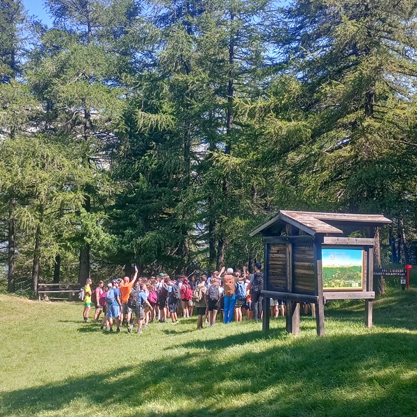 Fruitori nel Parco naturale del Gran Bosco di Salbertrand