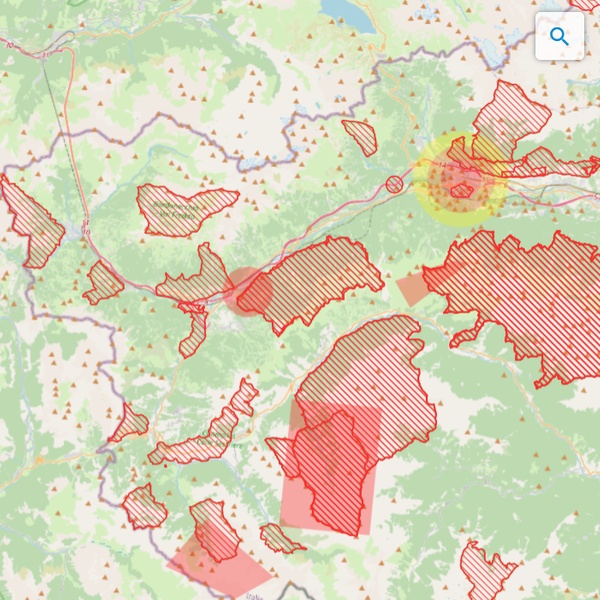 Un particolare delle mappe D\u002DFlight in cui compaiono i confini dei territori, all\u0027interno delle Aree Protette delle Alpi Cozie (e non solo), dove è vietato il sorvolo con i droni.