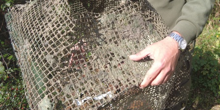 Une des nasses auto\u002Dconstruites requises par les Gardiens de parc.