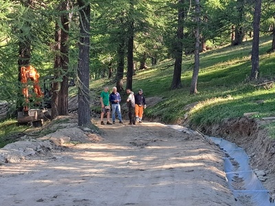 Cantiere Strada Selleries \u002D situazione al 16 luglio 2025