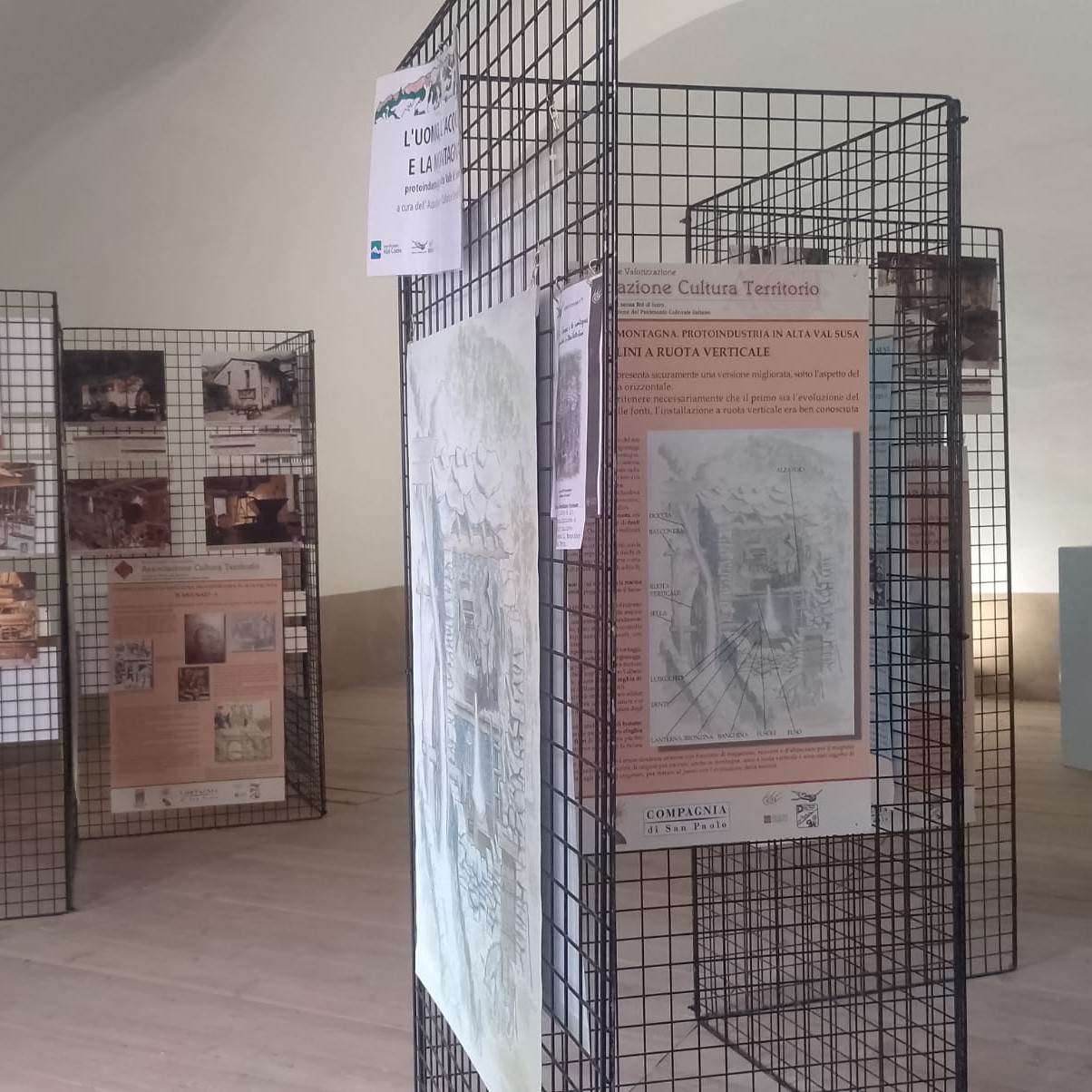 Exhibition dedicated to hydraulic factories at the Fort of Exilles