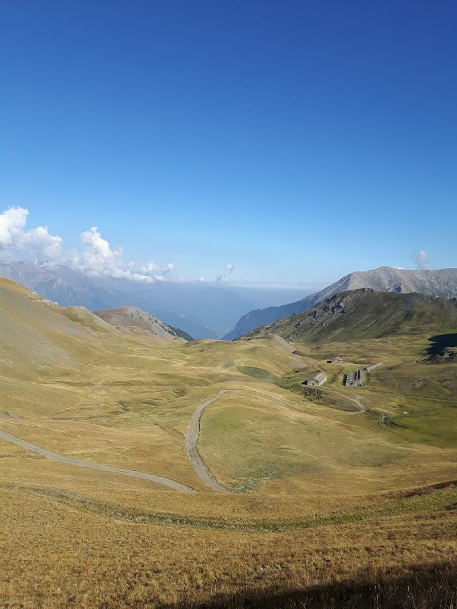Prateria - dal colle dell'Assietta verso la val Chisone